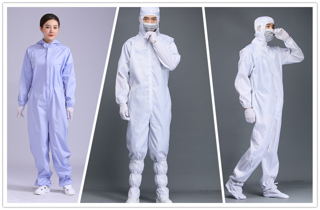 防靜電連體潔凈服，防靜電服，潔凈服